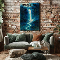 Niagara Falls Adventure Travel Poster