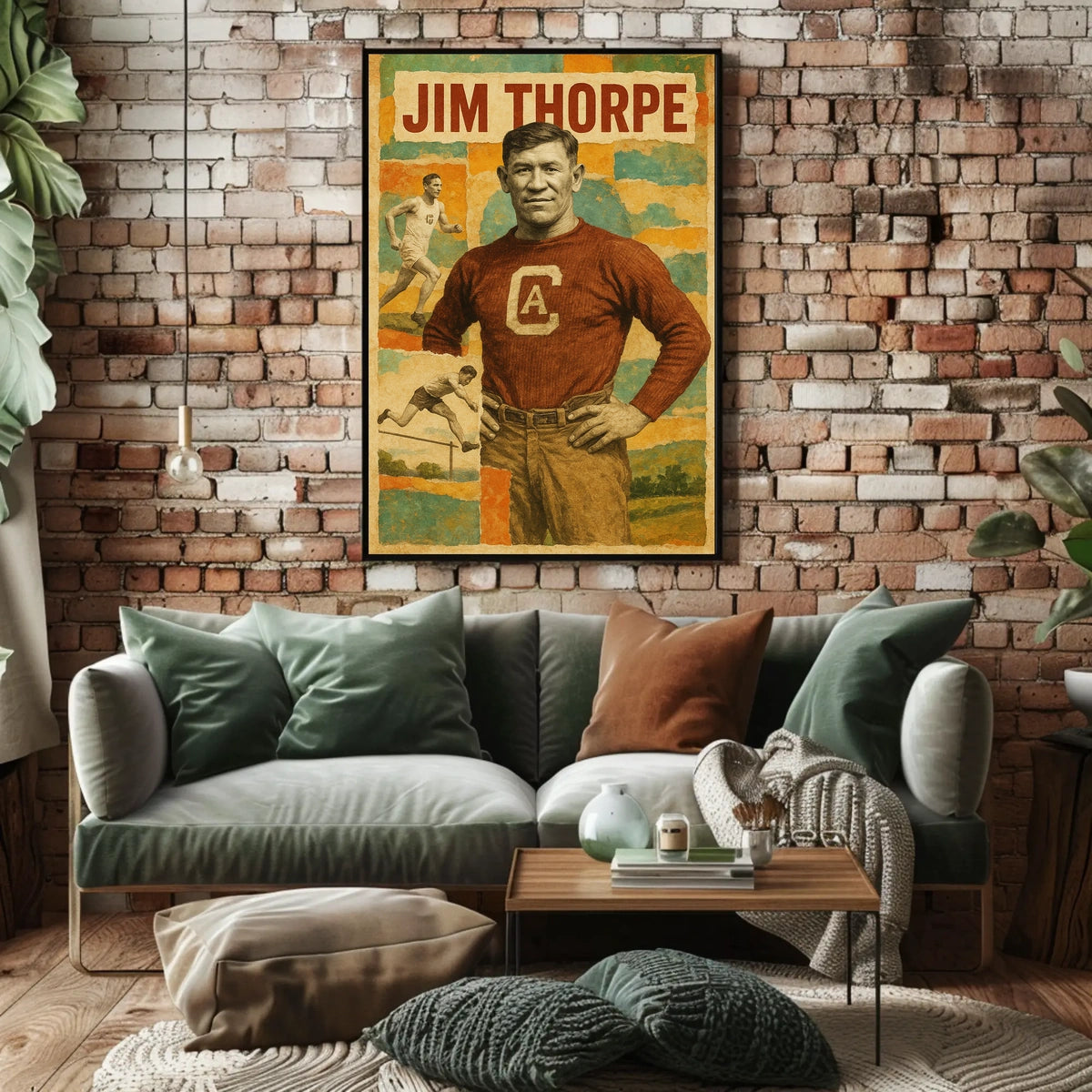 Jim Thorpe Athletic Legend Poster