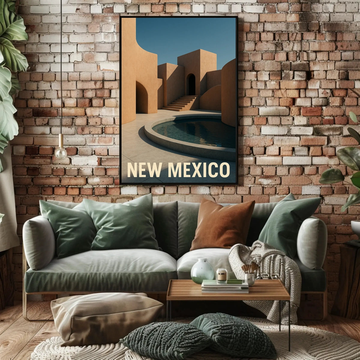 New Mexico Architectural Serenity Poster