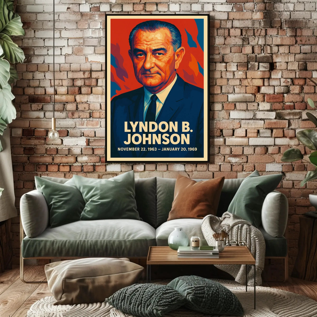 Lyndon B. Johnson Presidential Poster