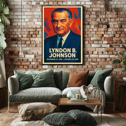 Lyndon B. Johnson Presidential Poster