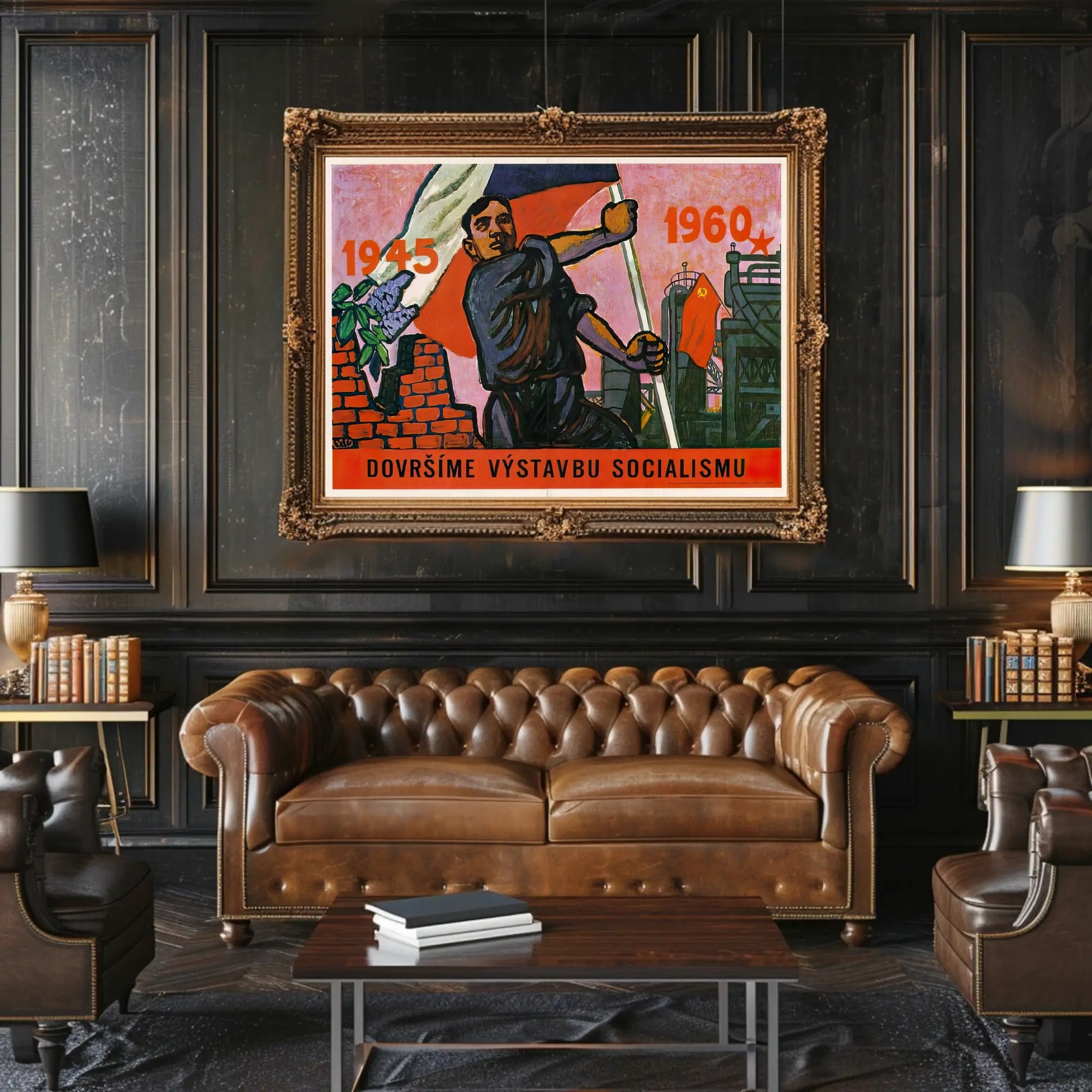 Post War Socialist Construction Poster