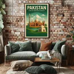 Pakistan Land of Heritage Beauty Poster