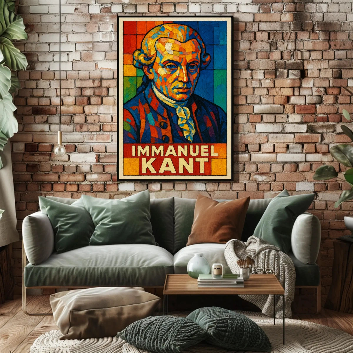 Immanuel Kant Philosophical Icon Poster