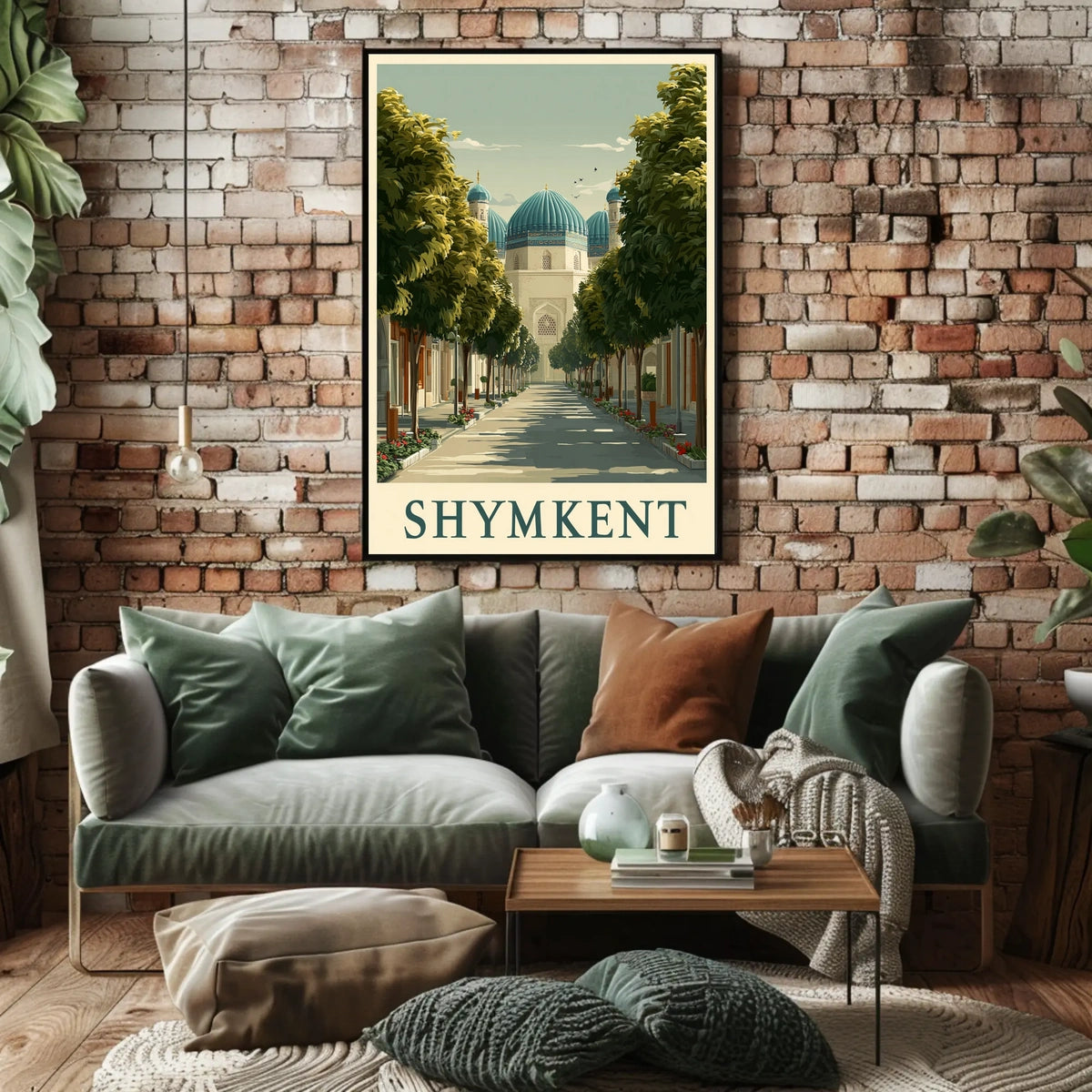 Shymkent Architectural Splendor Poster