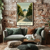 Shymkent Architectural Splendor Poster