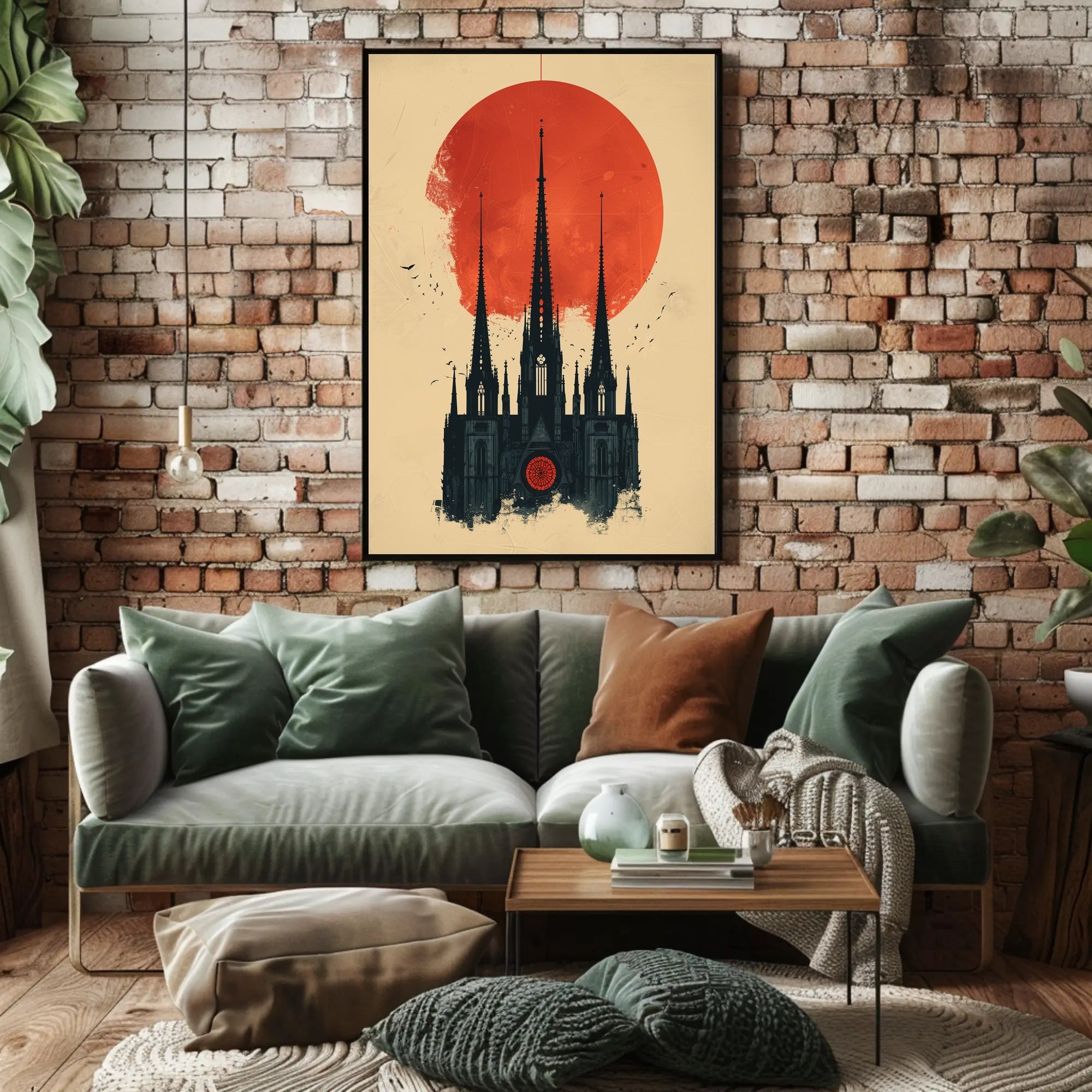 Mystical Owl in Enchanted Forest Art Poster PosterGoat