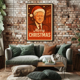 Merry Christmas at the Jazz Club Poster