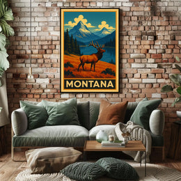 Montana Wilderness Poster