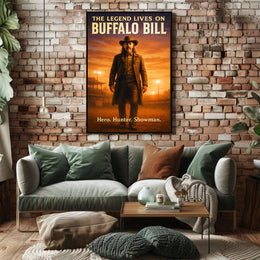 Buffalo Bill The Legend Lives On Poster PosterGoat