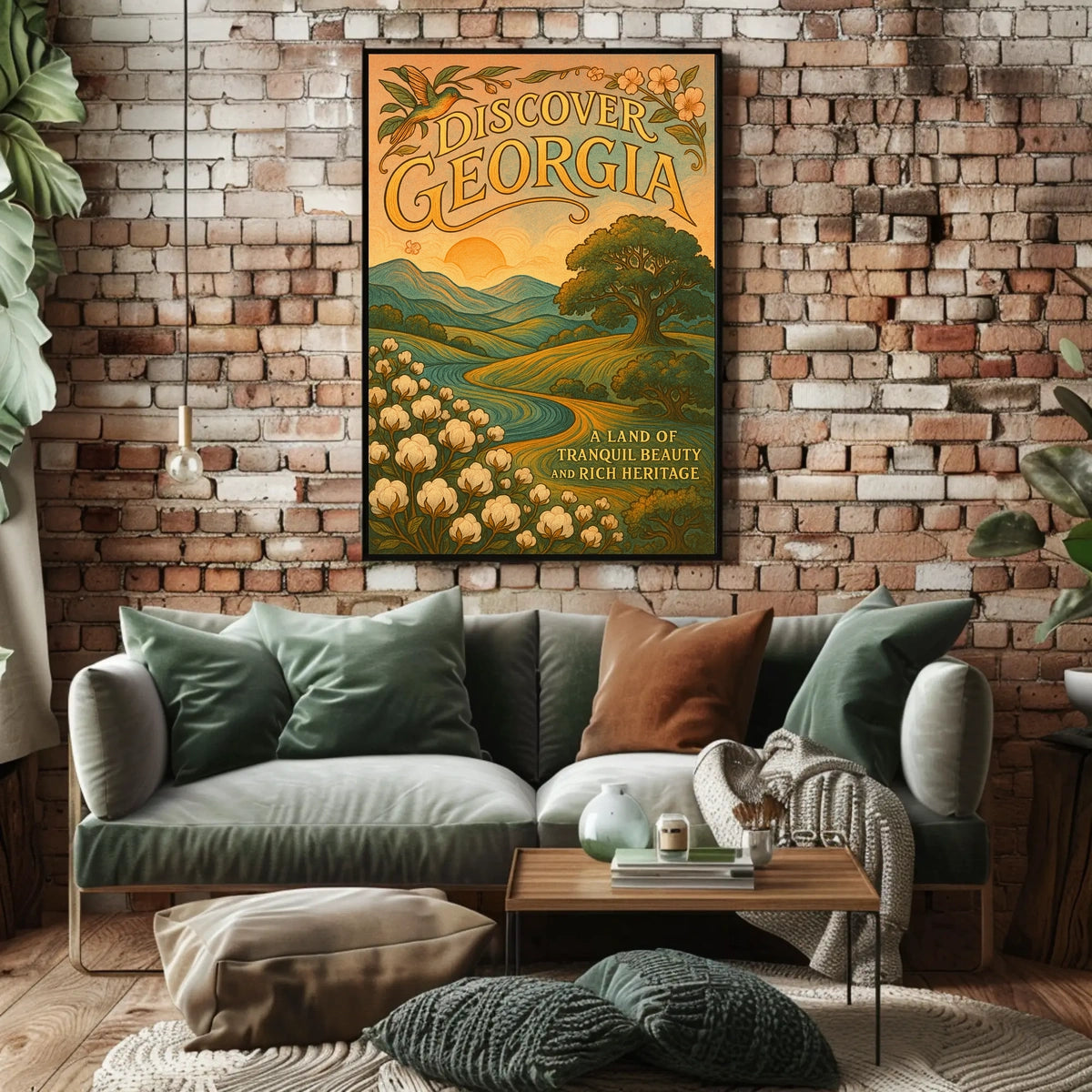 Discover Georgia Poster