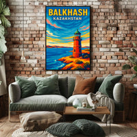 Balkhash, Kazakhstan Poster