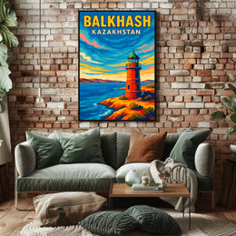 Balkhash, Kazakhstan Poster