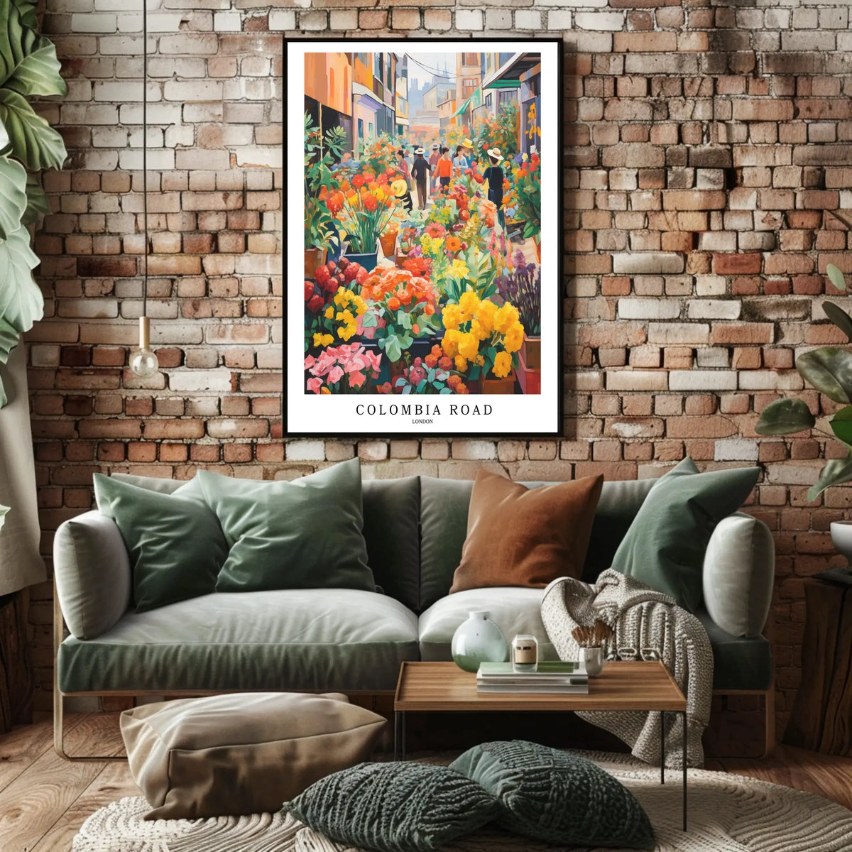 Colombia Road London Poster