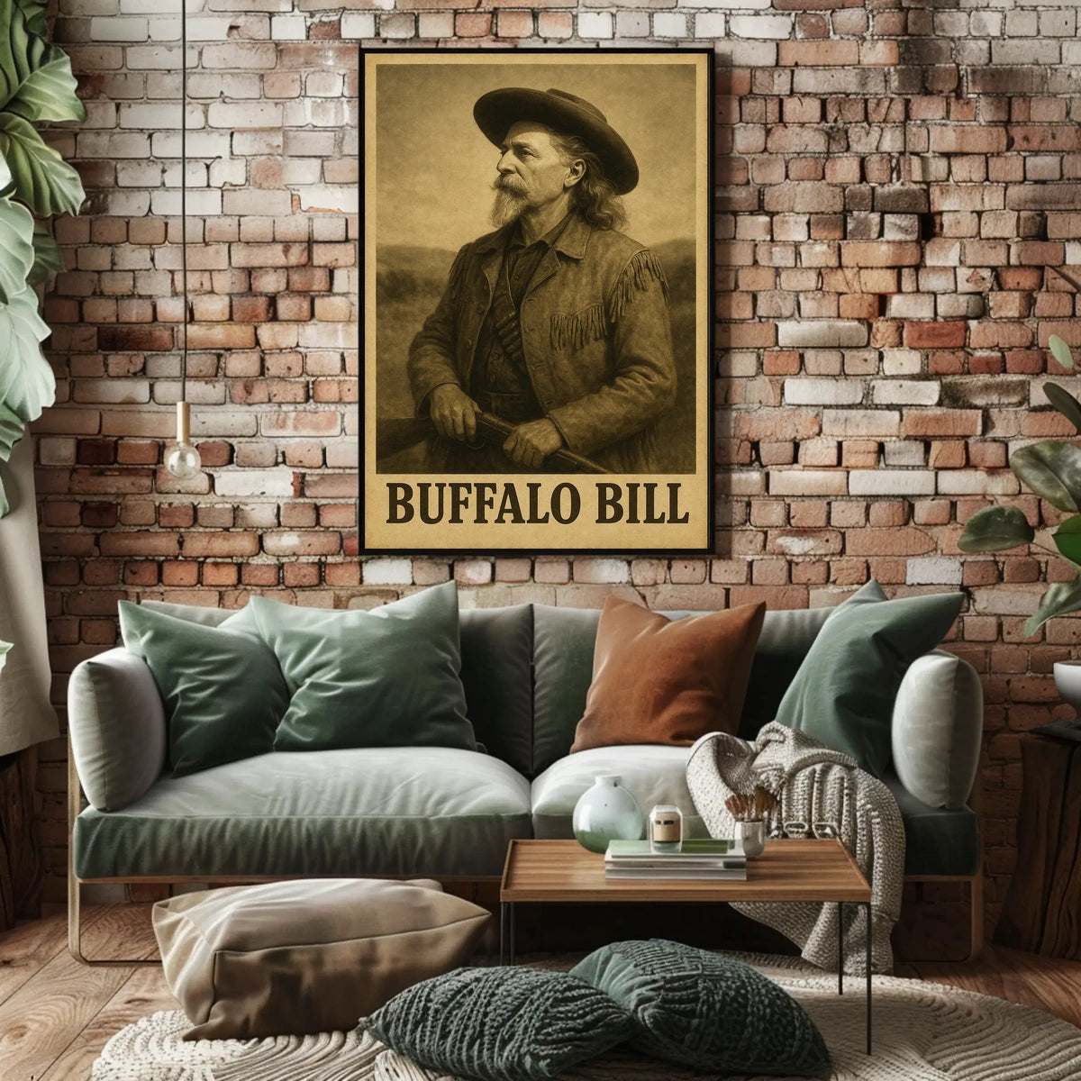 Buffalo Bill Iconic Heritage Depiction Historical or Presidential Poster