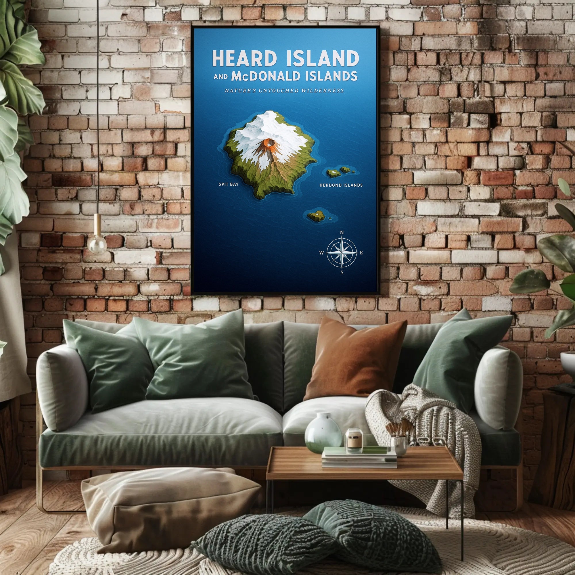 Heard Island and McDonald Islands Poster PosterGoat