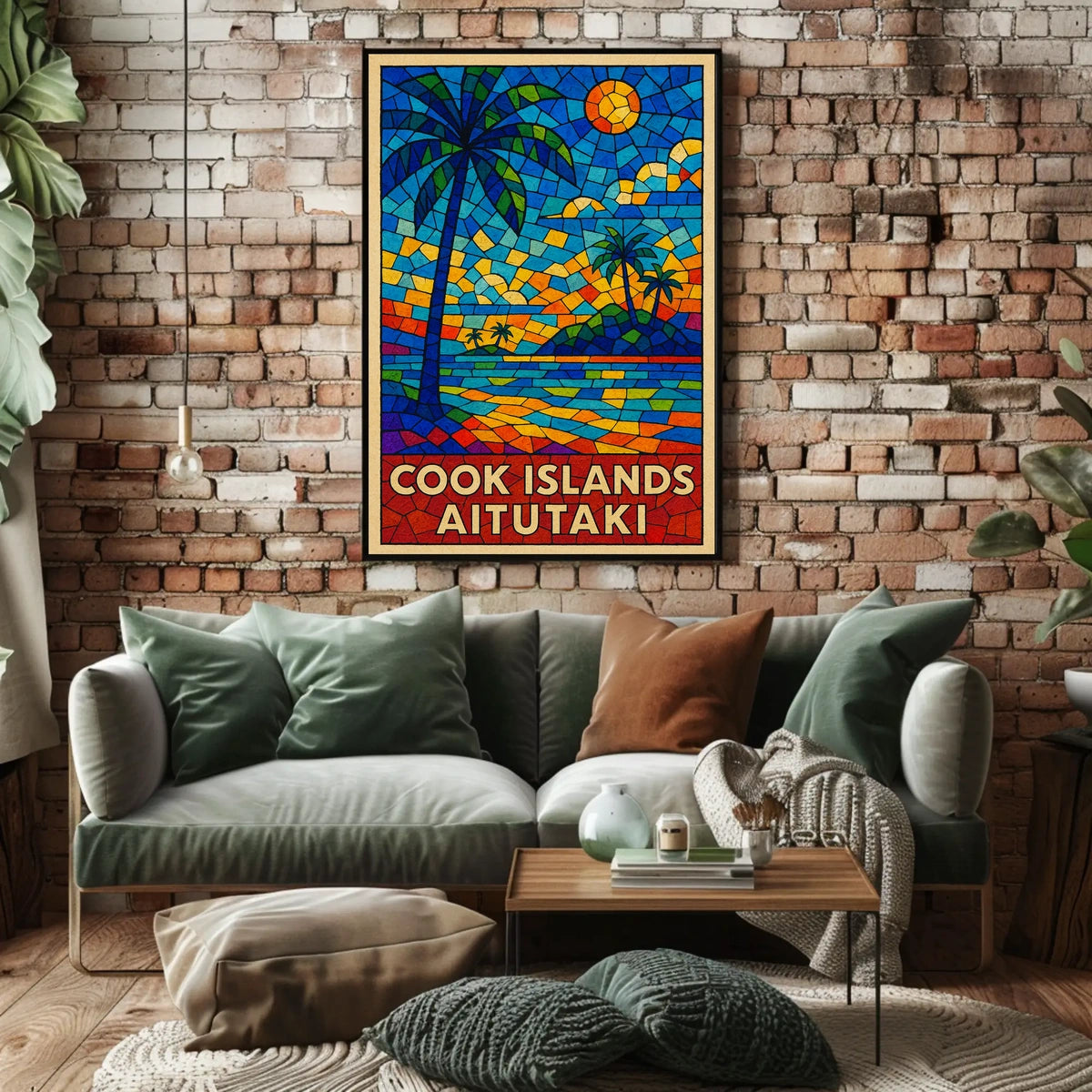 Cook Islands Aitutaki Paradise Poster
