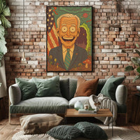Cosmic Presidential Portrait Poster PosterGoat