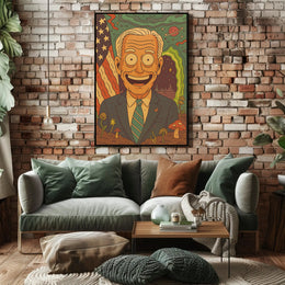 Cosmic Presidential Portrait Poster PosterGoat