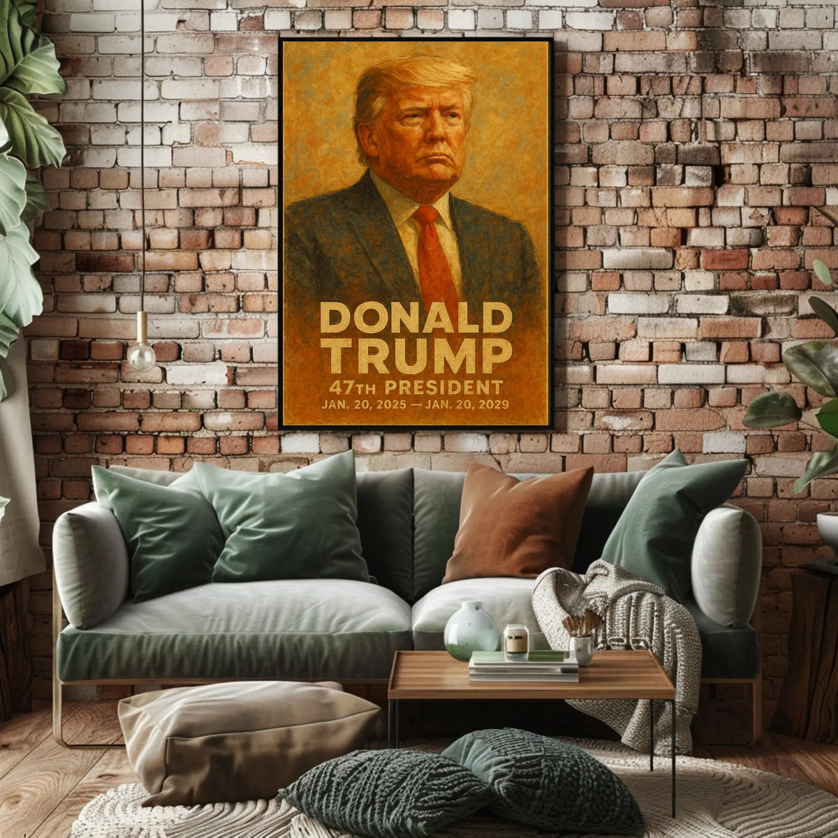 Donald Trump Vanguard Nation Digital Painting Poster