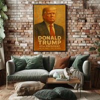 Donald Trump Vanguard Nation Digital Painting Poster