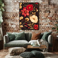 Floral Elegance Wall Art Print for Home Decor