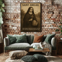 Saint Abigail Irish Abbess Poster