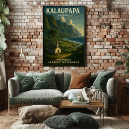 Kalaupapa Historic Leprosy Settlement Poster