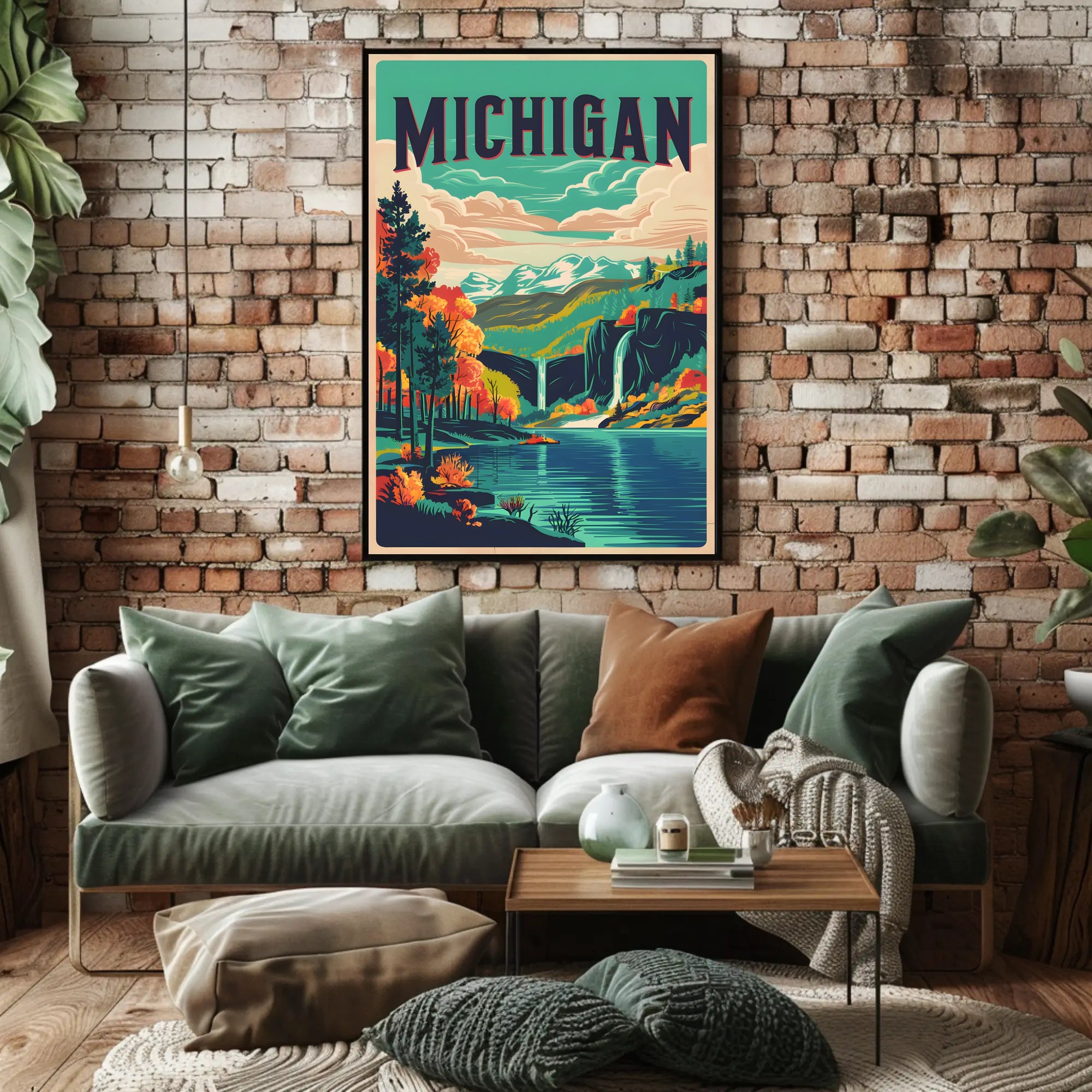 Michigan Scenic Landscape Poster