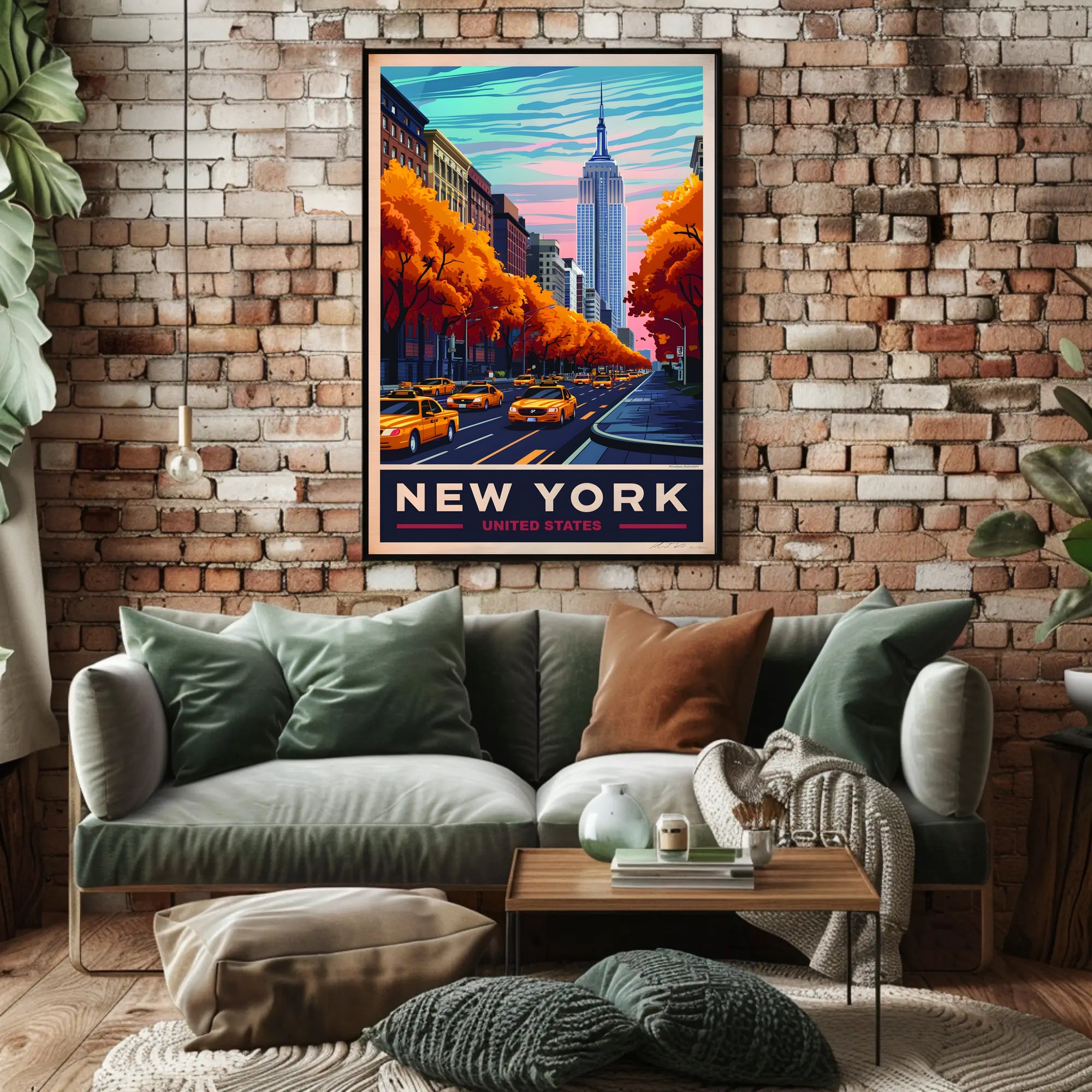 New York in Autumn Poster