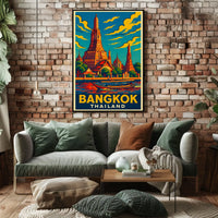 Bangkok Travel Poster