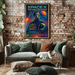 Spacex The Final Frontier Poster