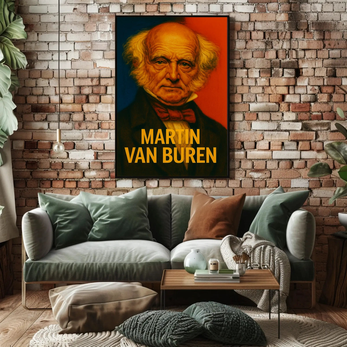 Martin Van Buren Historic Portrait Vintage Wall Poster