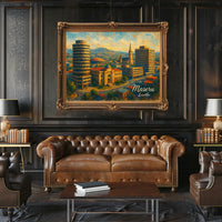 Maseru Cityscape Wanderlust Photography Realism Poster