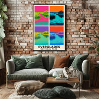 Everglades National Park Vibrant Reflections Poster