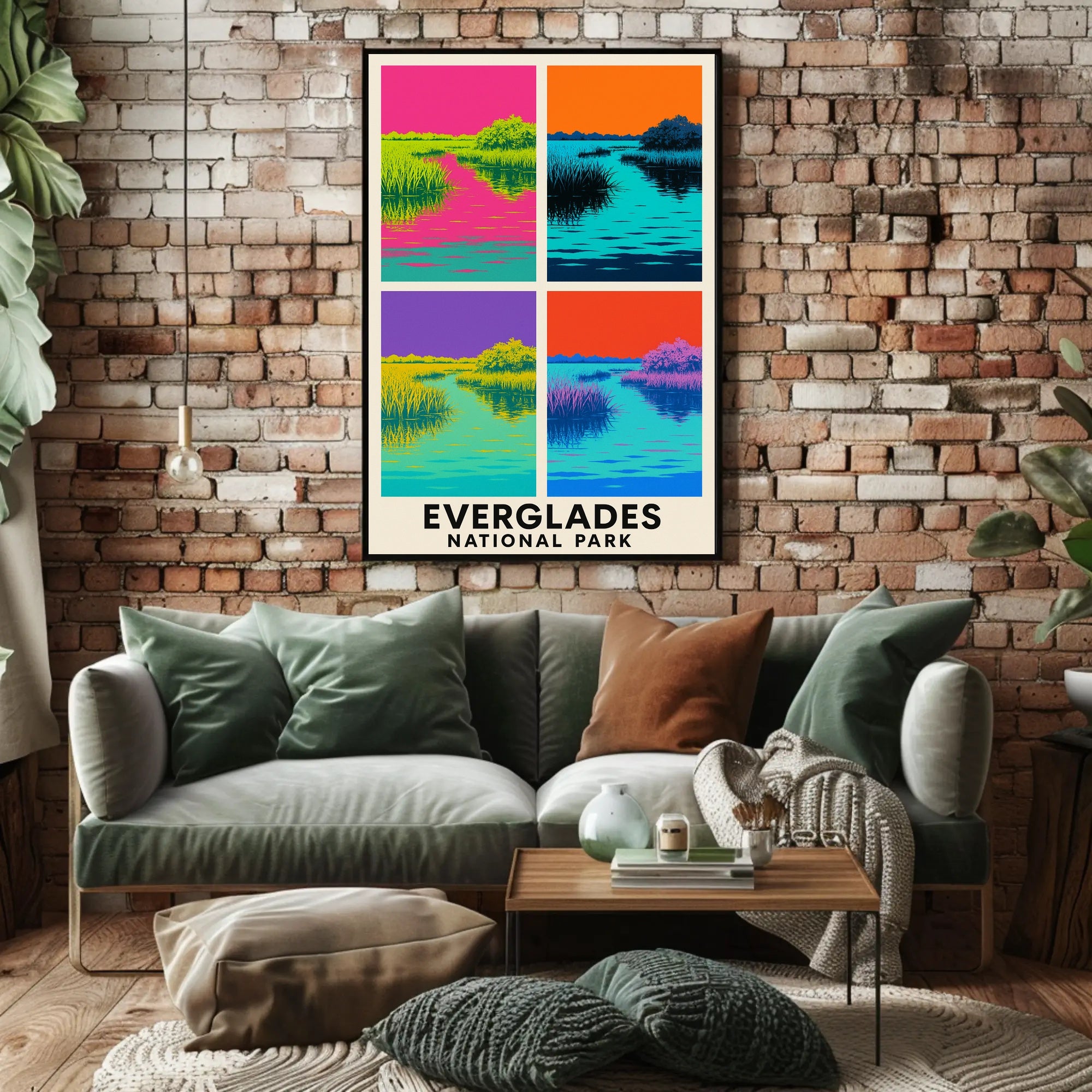 Everglades National Park Vibrant Reflections Poster