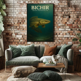Bichir Ancient Freshwater Fish Poster