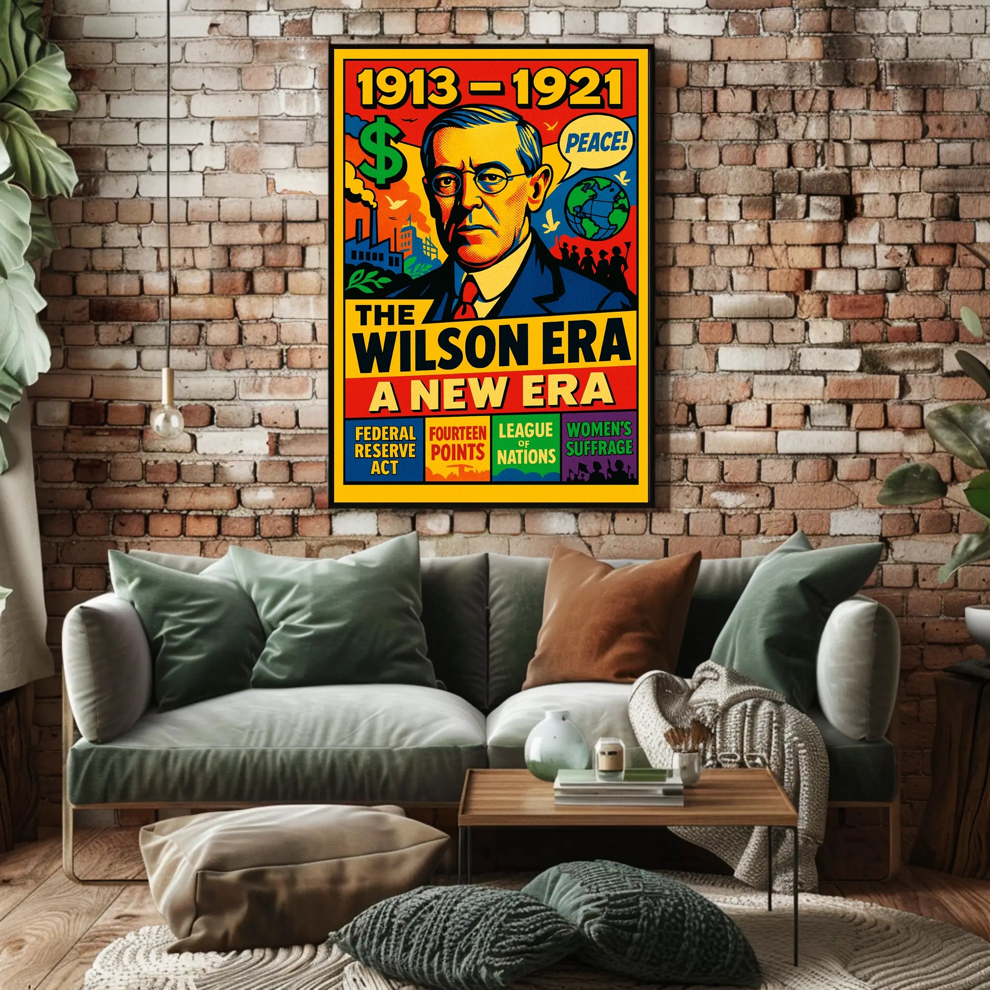 Woodrow Wilson The Wilson Era Poster PosterGoat