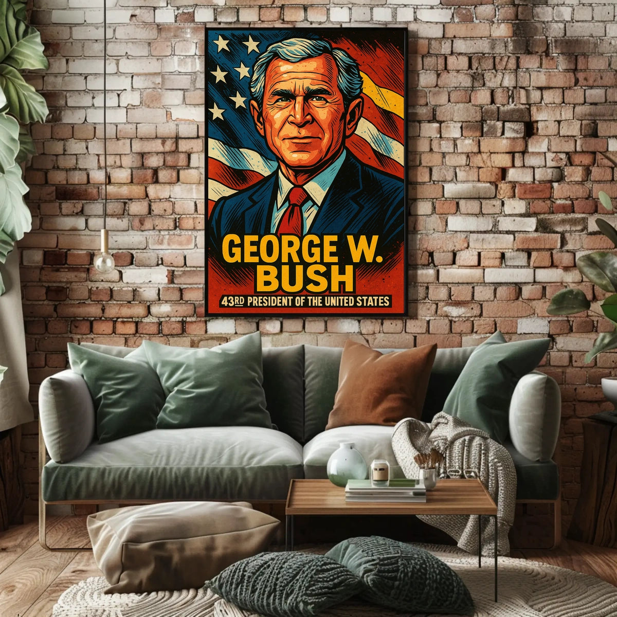 George W Bush 43Rd President Poster Wall Art Decor