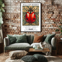 William Morris Cotton Prints Exhibition Poster