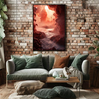 Mystical Cavern Landscape Poster