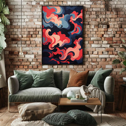 Abstract Swirls Of Color Abstract Poster