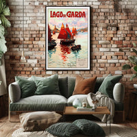 Lago Di Garda Travel Poster