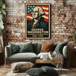 George Washington 1st President Poster