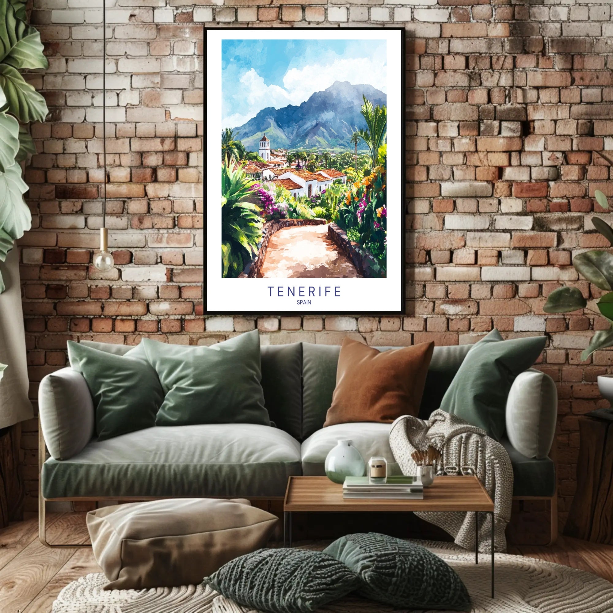 Scenic Beauty of Tenerife Poster PosterGoat