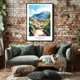 Scenic Beauty of Tenerife Poster PosterGoat