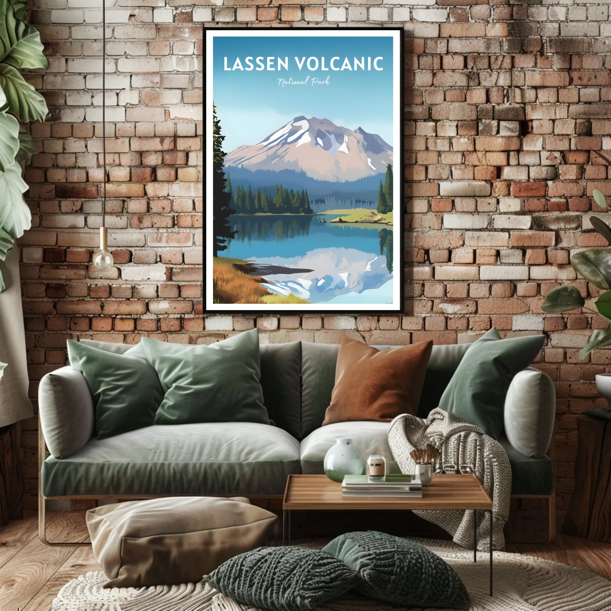 Lassen Volcanic National Park Scenic Poster Print