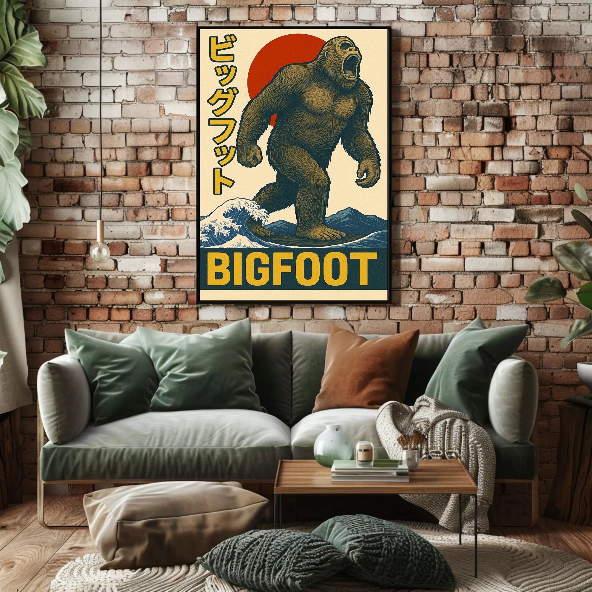 Bigfoot Sighted Poster PosterGoat