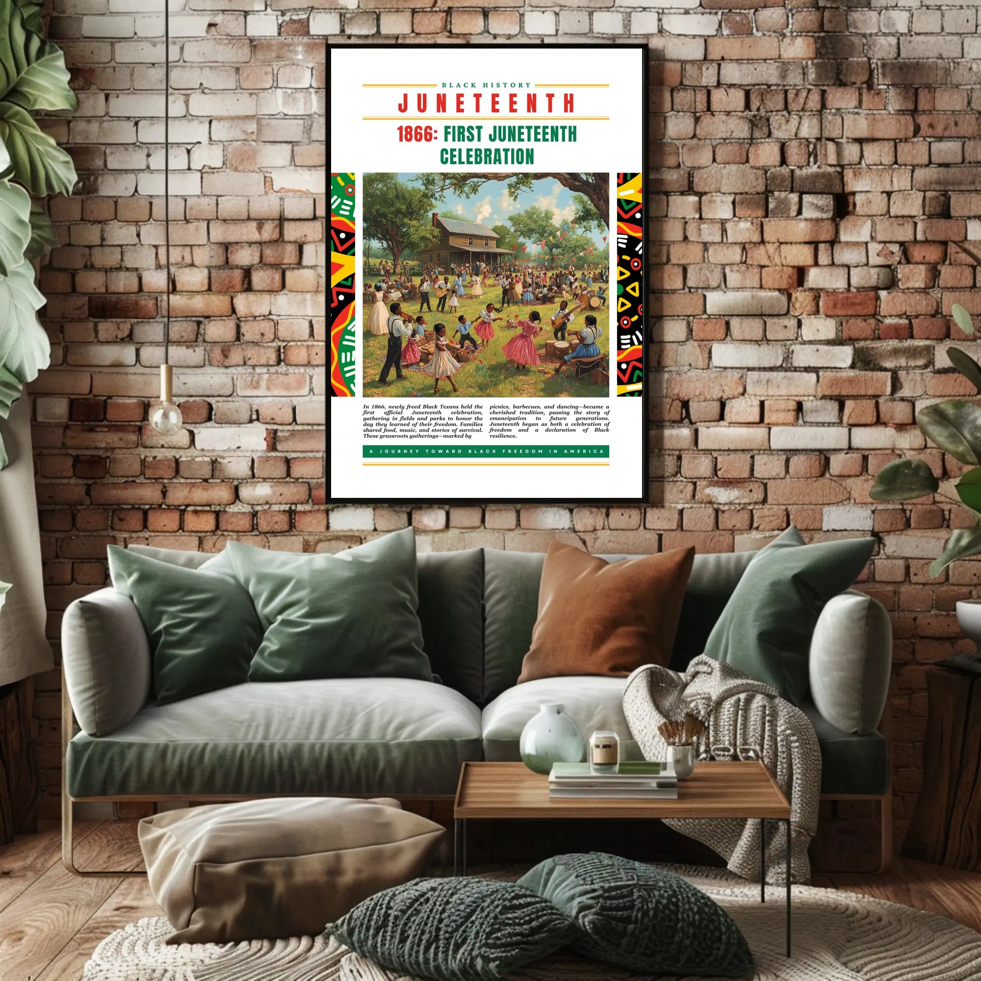 Juneteenth Celebration: A Cultural or Heritage Poster