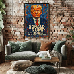 Donald Trump A Vision in Colors Poster